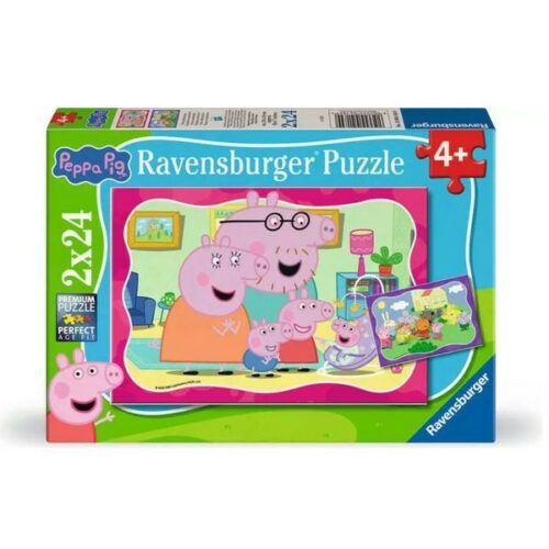 Puzzle 2x24 pezzi Peppa Pig