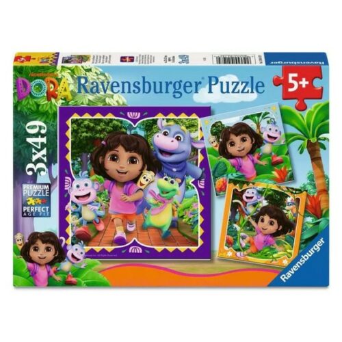 Puzzle 3x49 pezzi Dora