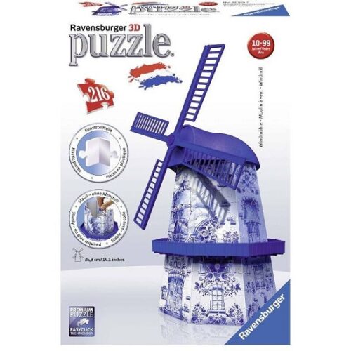 Puzzle 3D: Mulino A Vento