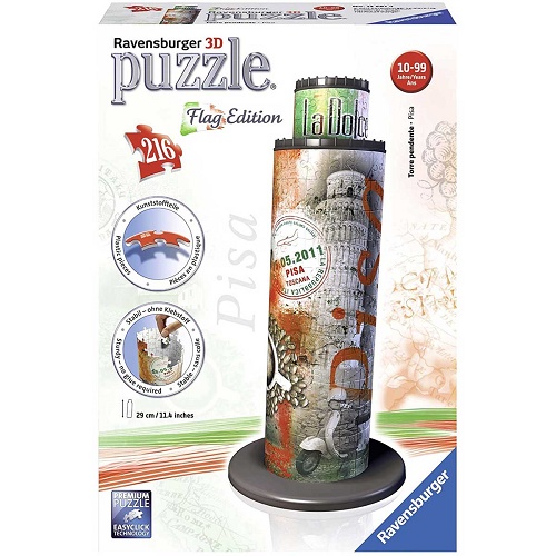 Puzzle 3D: Torre Pendente Flag Edition