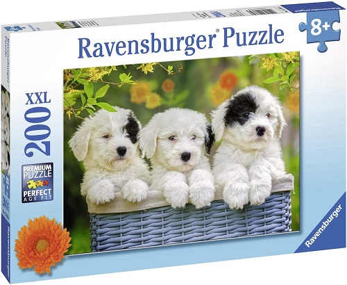 Puzzle 200 pz XXL: Trio di cuccioli