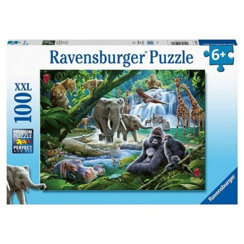 Puzzle 100 pz XXL Animali della giungla