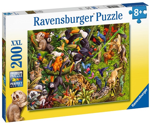 Puzzle 200 pz XXL: Giungla vivace