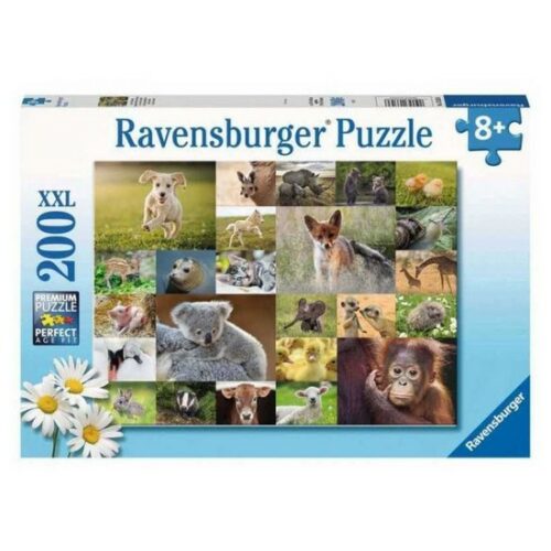 Puzzle 200 pz XXL: I cuccioli del mondo