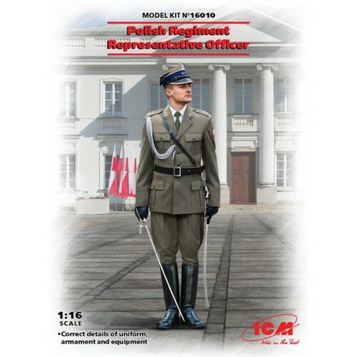 1/16 Polish Regiment Representative Officer (100% new molds)