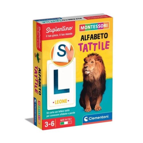 Montessori - Alfabeto Tattile