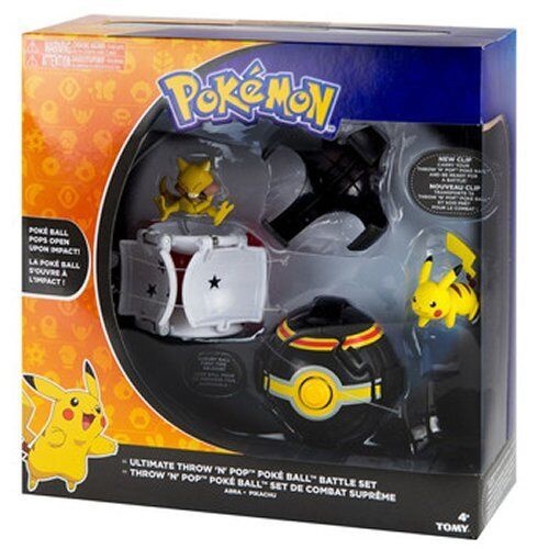 Pokemon Ultimate Throw 'n' pop Pokeball battle set - Abra e Pikachu