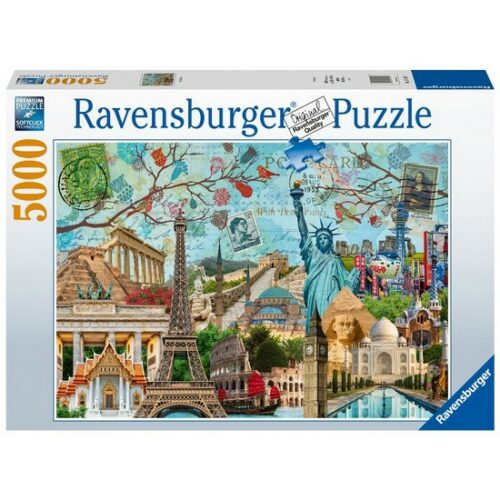 Puzzle 5000 pezzi: Big City Collage