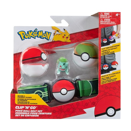 Pokemon set cintura Clip 'n'go  poke ball Pikachu