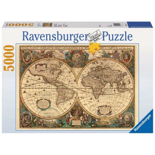 Puzzle 5000 pezzi: Mappamondo storico