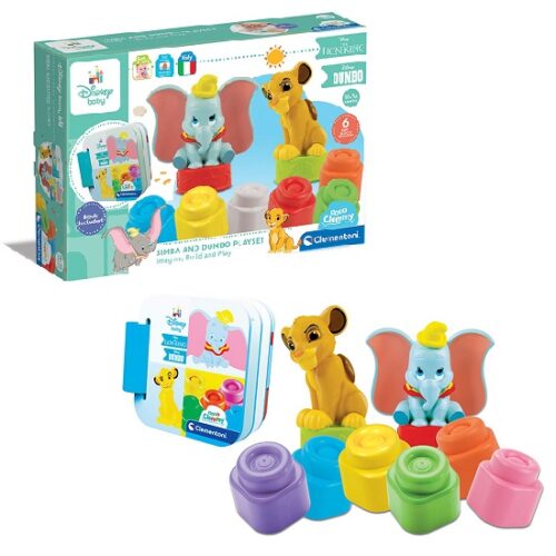 Clemmy Simba e Dumbo Book Playset