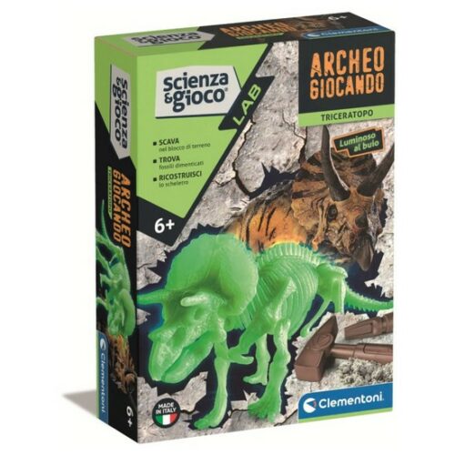 Archeogiocando - Triceratopo  luminoso