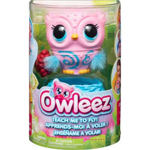 Owleez Rosa gufo interattivo