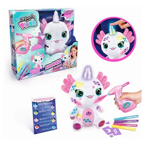 Airbrush Plush AXOLOTL