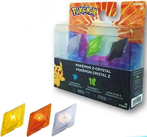 Pokemon Tris gemme per bracciale z-ring