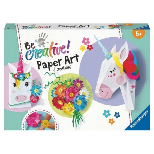 Be Creative Midi XL: Paper Art fiori e unicoro