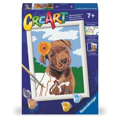 CreArt Serie E Classic - Cane Cucciolo con fiore 7+