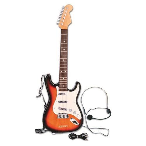 Electronic Rock Guitar marrone