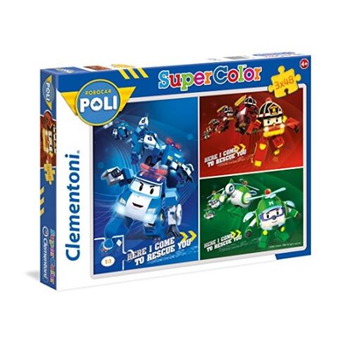 Puzzle 3x48 pezzi Robocar POLI