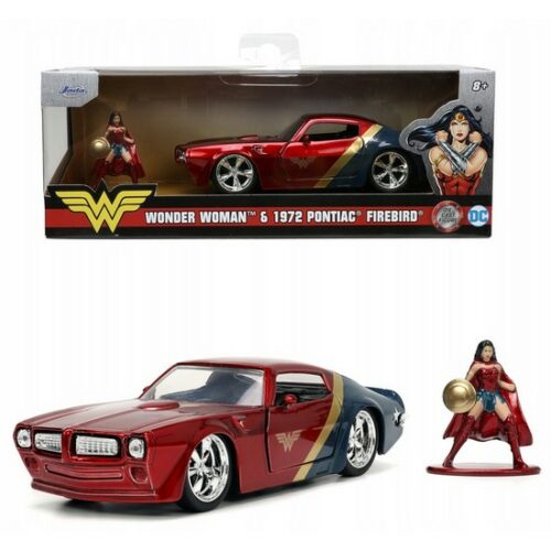 1/32 WONDER WOMAN & 1972 PONTIAC FIREBIRD
