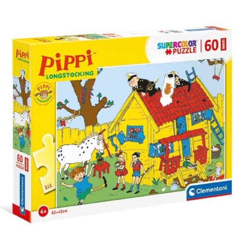 Puzzle 60 pezzi MAXI PIPPI CALZELUNGHE