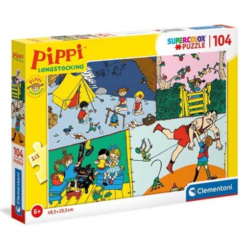 Puzzle 104 pz Pippi Calze Lunghe