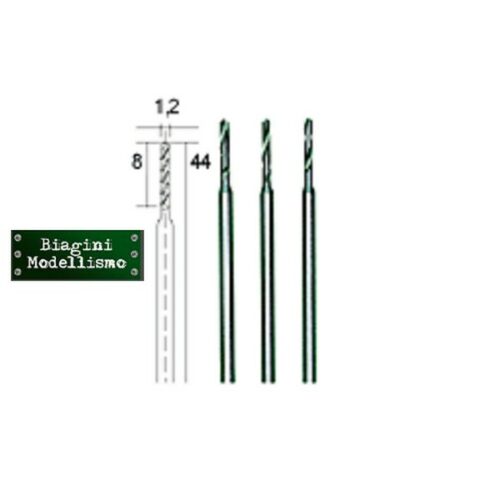 Per metallo, plastica, legno: punte HSS mm 1,2