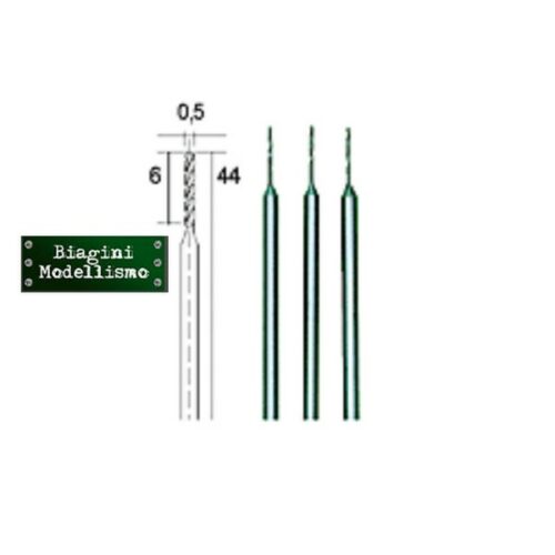 Per metallo, plastica, legno: punte HSS mm 0,5