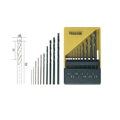 Punte elicoidali HSS in custodia