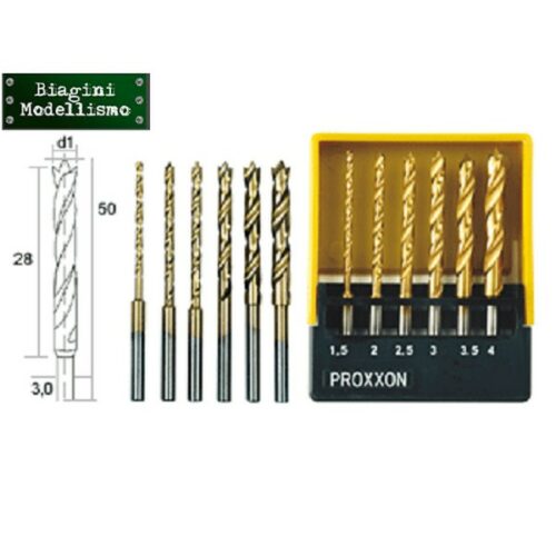 Punta elicoidale HSS con perno di centraggio