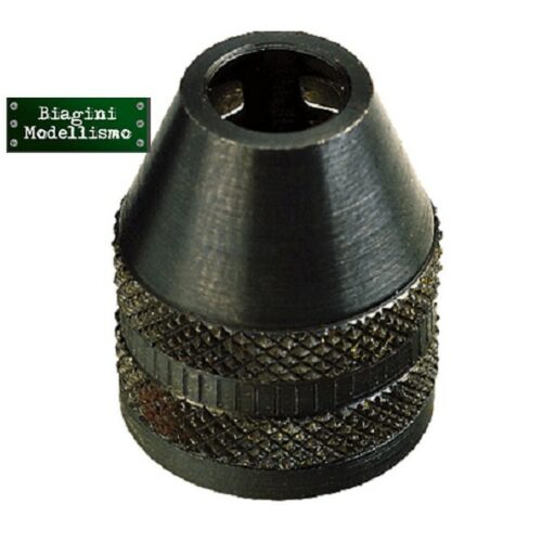 Mandrino per trapano in acciaio a tre ganasce