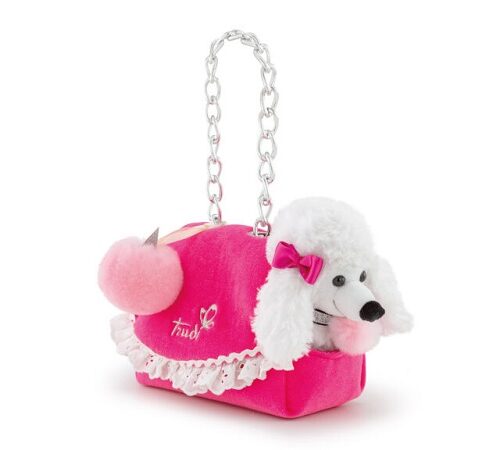 Peluche Trudi Borsetta Fucsia con cane Gigi XS