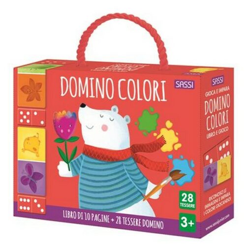 Domino colori - Libro di 10 pagine + 28 tessere