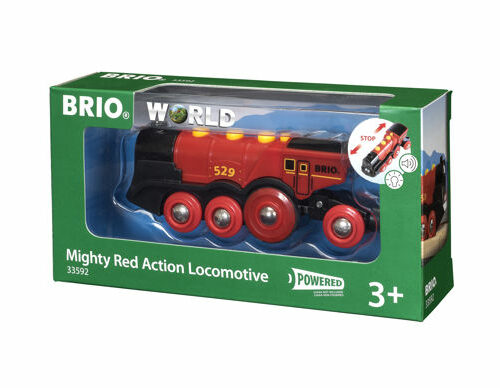 BRIO - Grande Locomotiva rossa a batteria