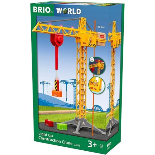 BRIO - Grande gru da costruzione con luci