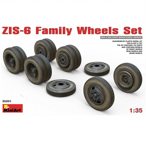 1/35 ZIS-6 Family Wheels Set