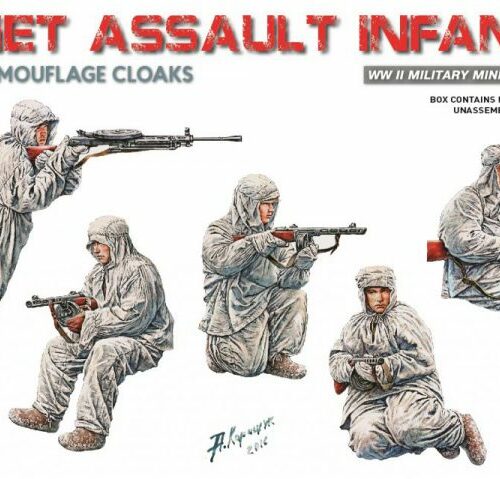 1/35 Soviet Assault Infantry Winter Camouflage Cloaks
