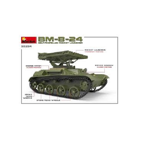 1/35 BM-8-24 SELF-PROPELLED ROCKET LAUNCHER