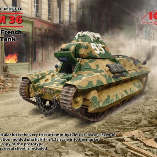 1/35 WWII French Light Tank FCM 36