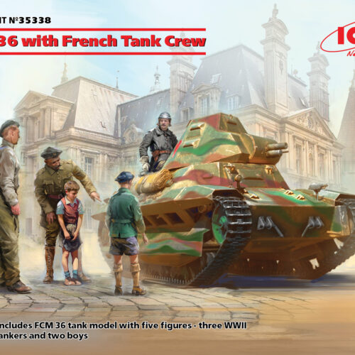 1/35 FCM 36 with French Tank Crew