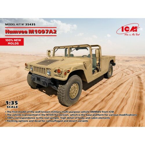 1/35 Humvee M1097A2 (100% new molds)