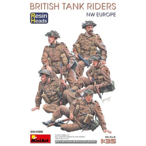 1/35 BRITISH TANK RIDERS NW EUROPE SET 1:35