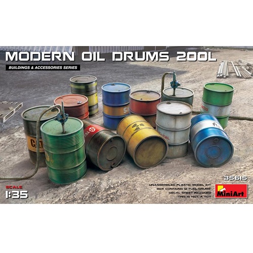 1/35 MODERN OIL DRUMS 200L
