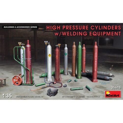 1/35 High Pressure Cylinders w/Welding Equipment