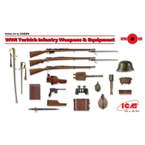 1/35 WWI Turkich Infantry Weapons & Equipment