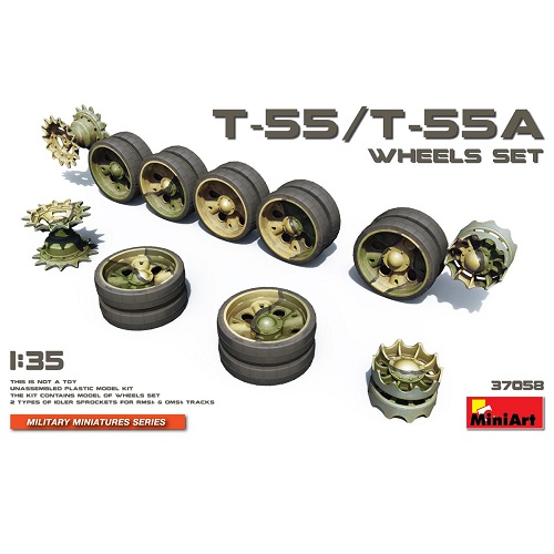 1/35 T-55 T-55A WHEELS SET