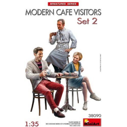 1/35 MODERN CAFE VISITORS SET 2 KIT