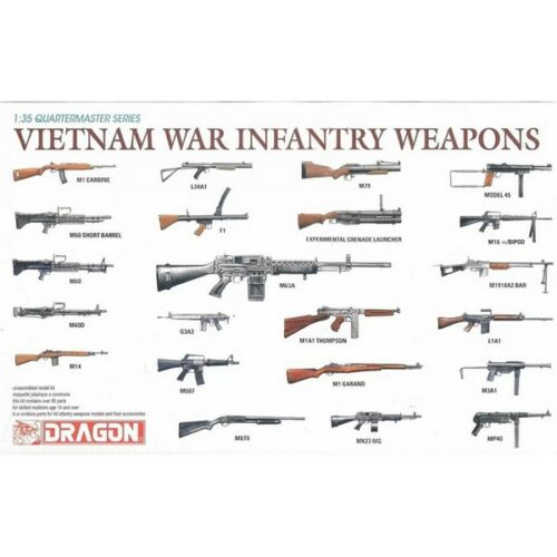 1/35 Vietnam War Infantry Weapons