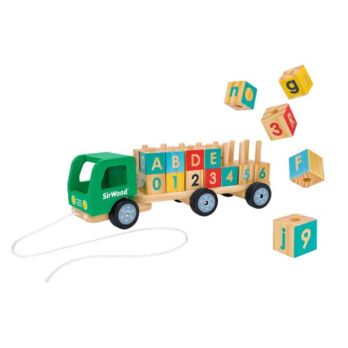 Camion trainabile con lettere