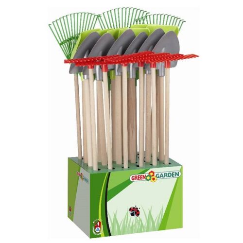 Attrezzi giardinaggio con manico in legno